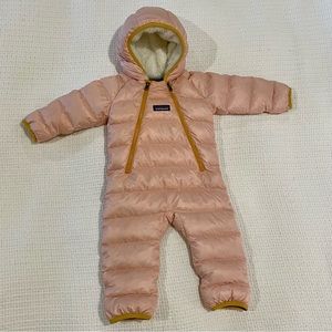 Patagonia Infant Hi-Loft Down Sweater Bunting 0-3m Pink